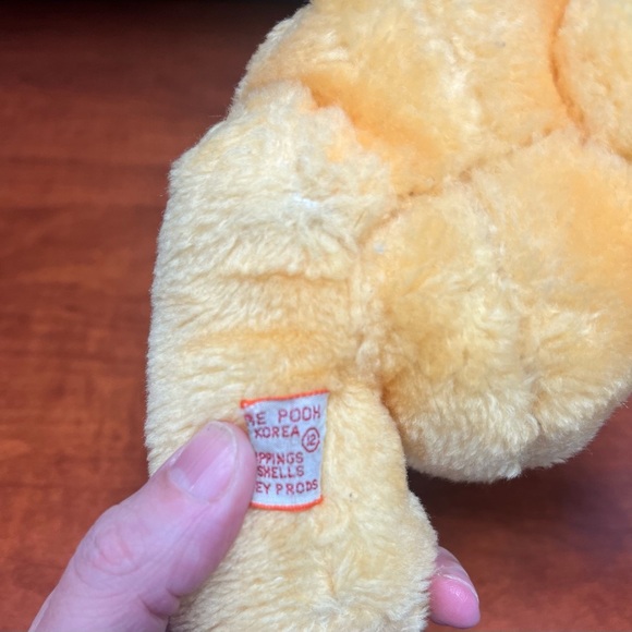 Vintage 1970's Disney Winnie The Pooh 10" Plush ~ Rare Name in Black. - Picture 4 of 5
